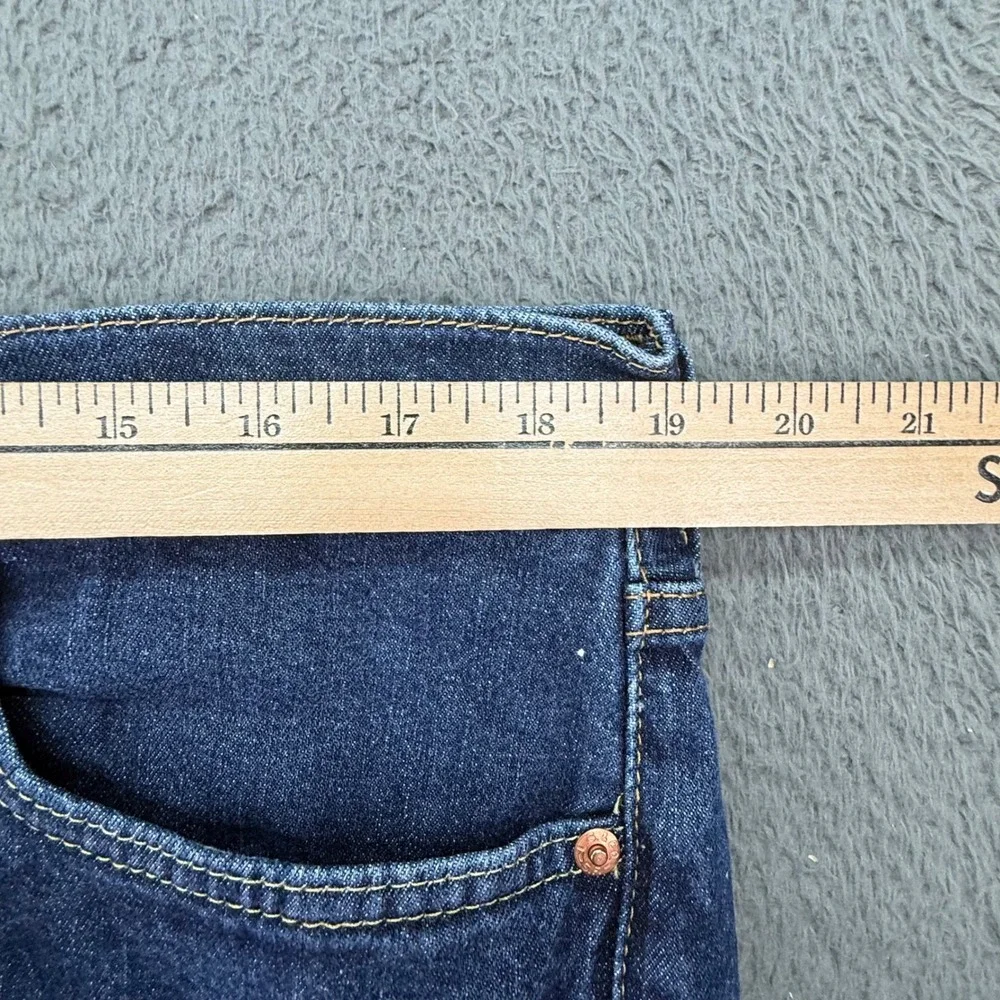 Levi's 511‎ Slim Fit Jeans Mens 38x32 Dark Wash Indigo Denim Premium 511 Big E